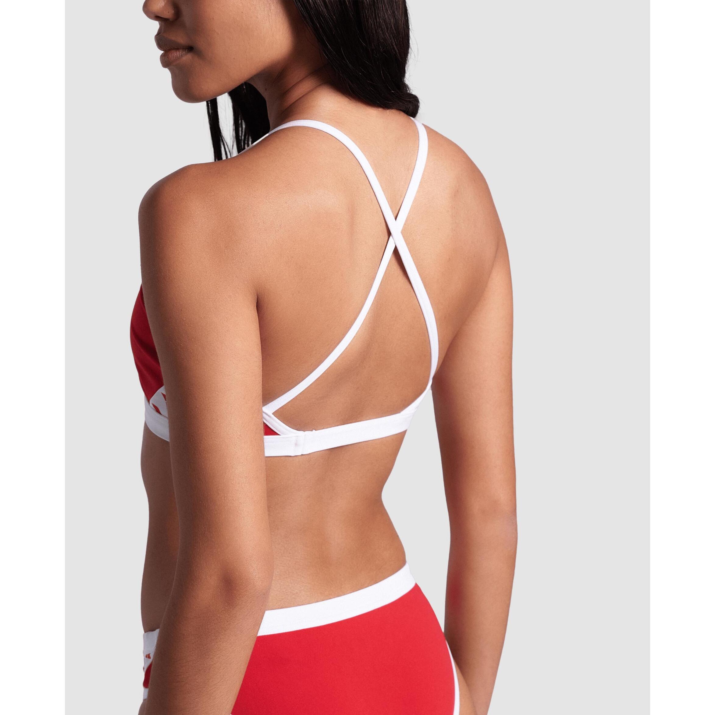 Solid cross-back two-piece swimsuit for women Arena Icons 6/7