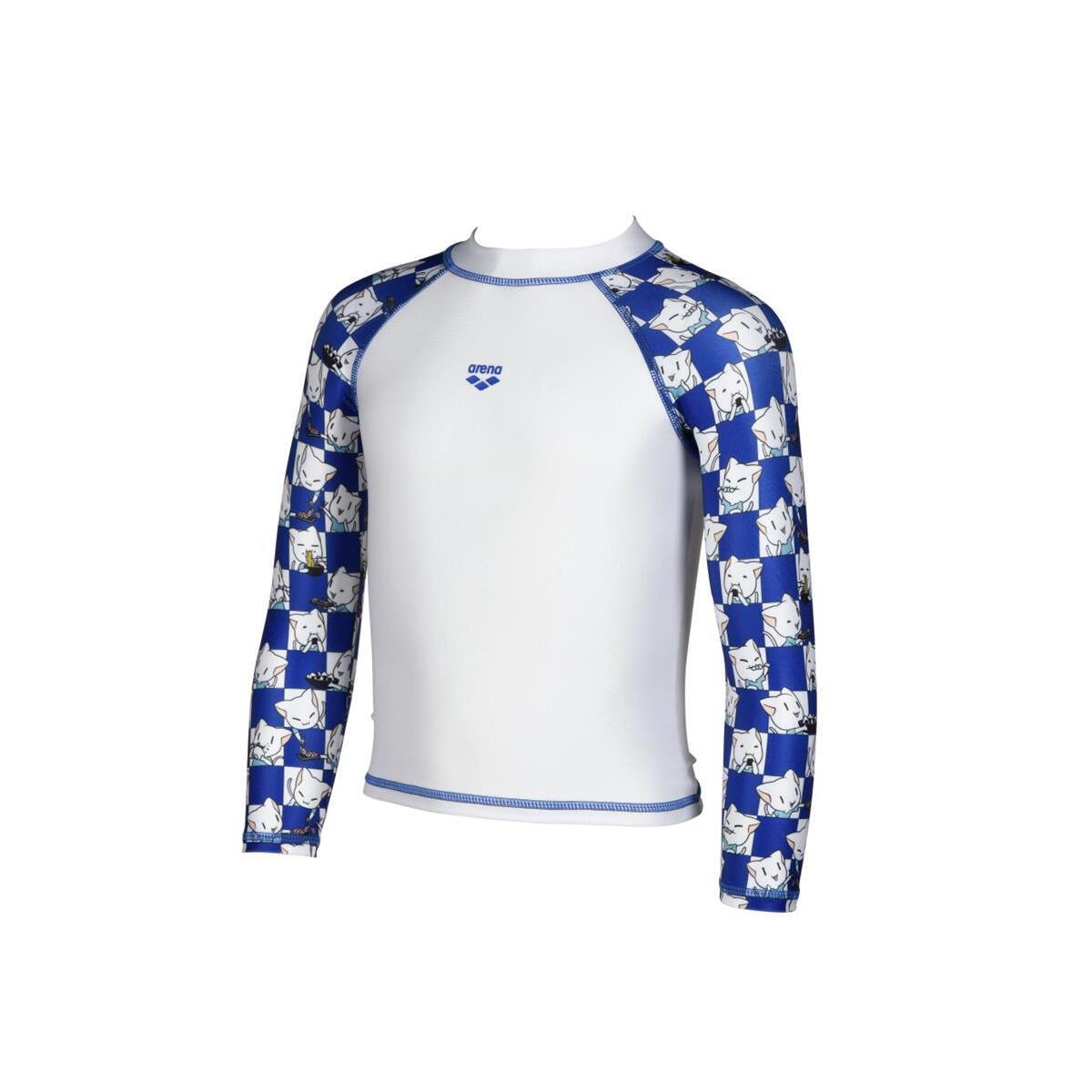 Arena - T-shirt De Bain Manches Longues Bébé Arena Friends Uv Freak - Haut De Maillot De Bain - Blanc - 1-2 Ans - Decathlon