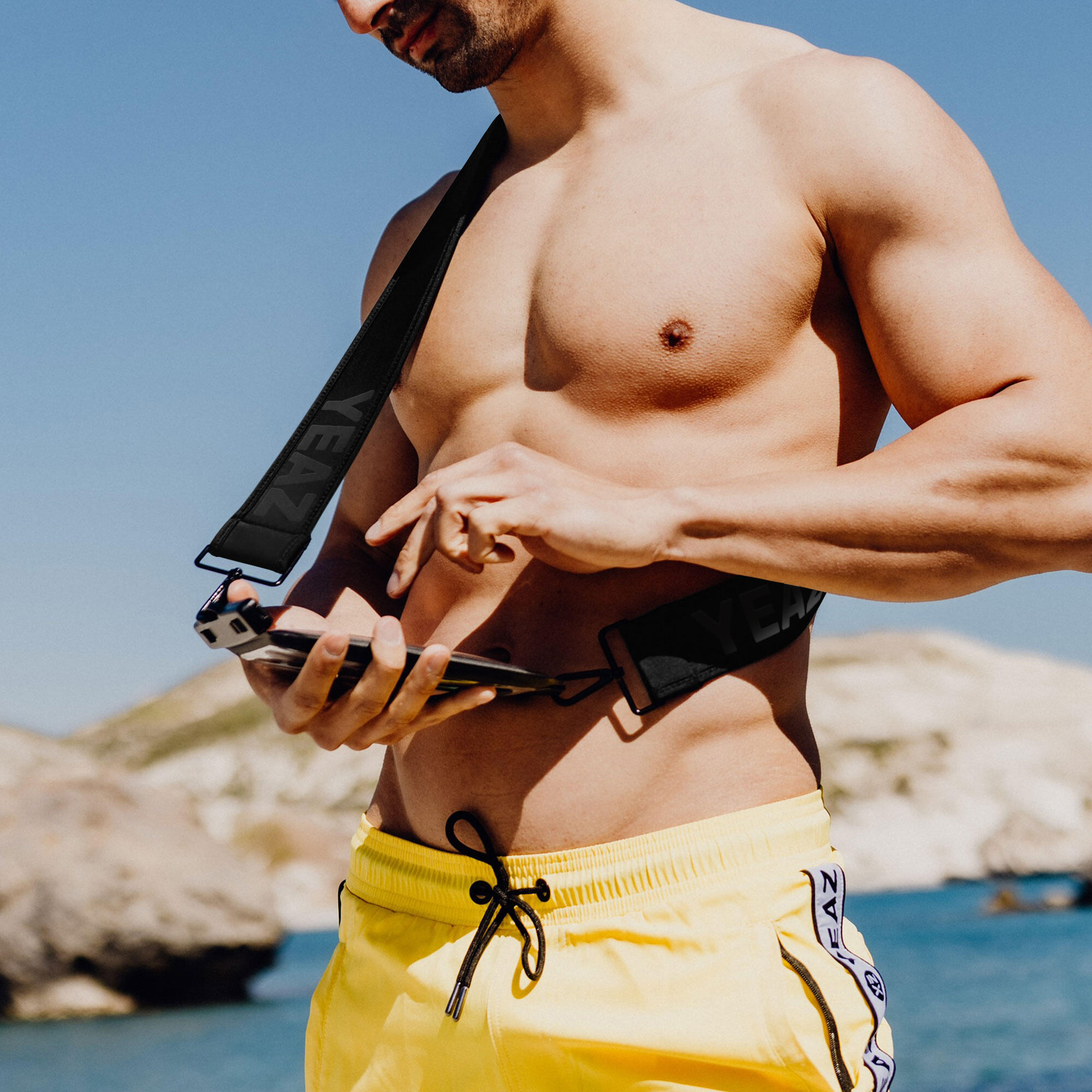 Ceinture en néoprène avec étui pour smartphone Yeaz Ocean Shot 3/5