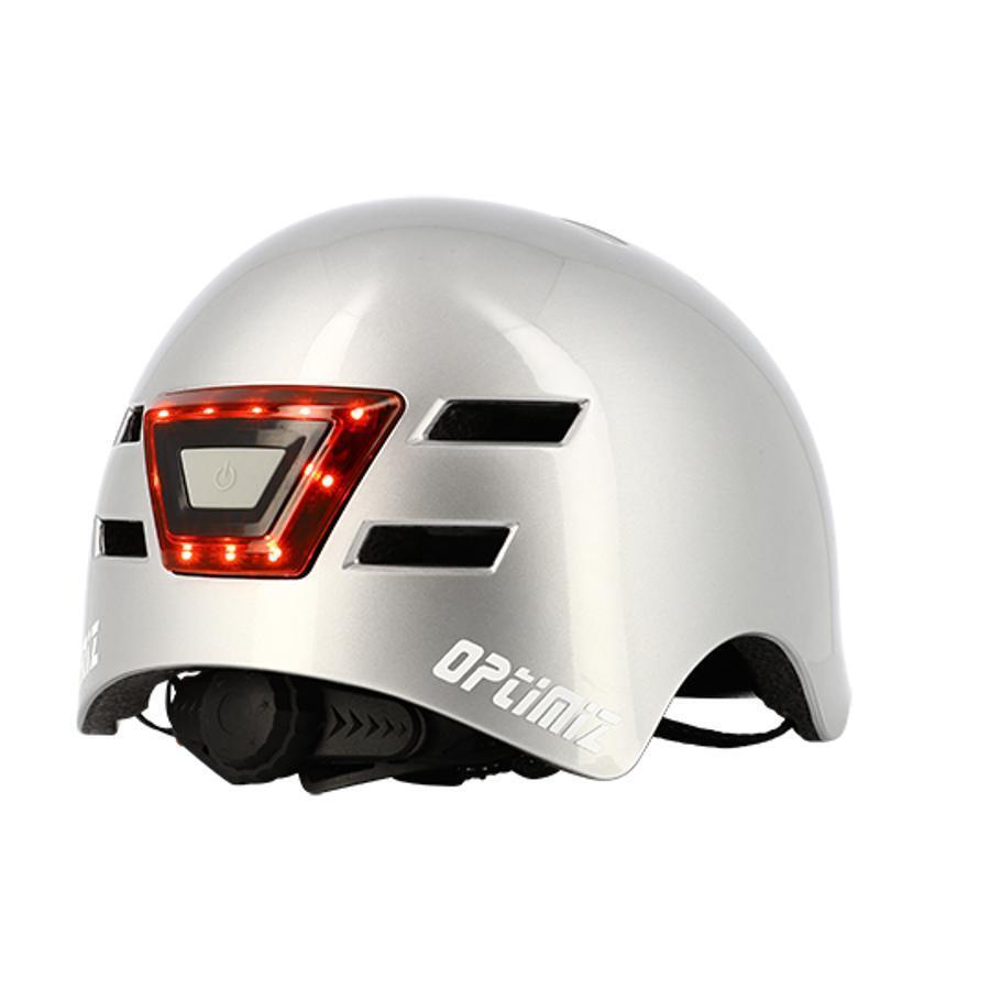 Kask miejski z regulacją potylicy LED Optimiz O365