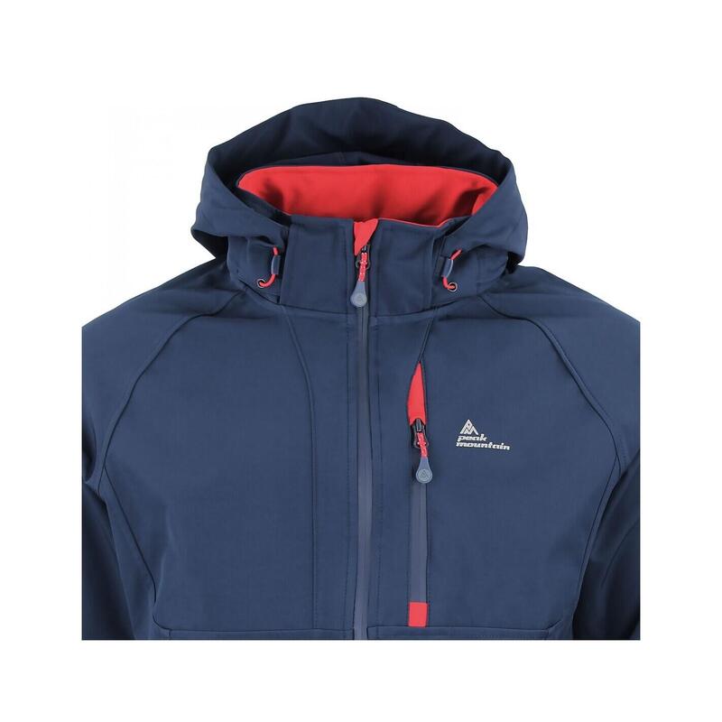 Softshell jack met mesh voering Peak Mountain Cluny