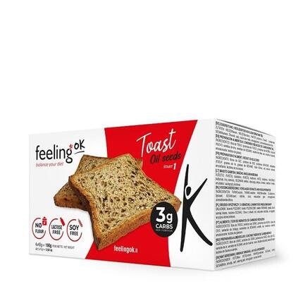 Pains Protéinés | Toasts Grillés Protéinés (4x40g) | Nature