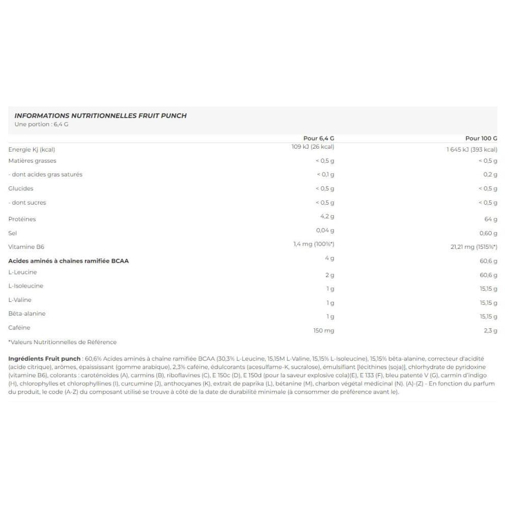 Bcaa | Bcaa Xplode Powder Energy (500g) | Fruit Punch 2/2