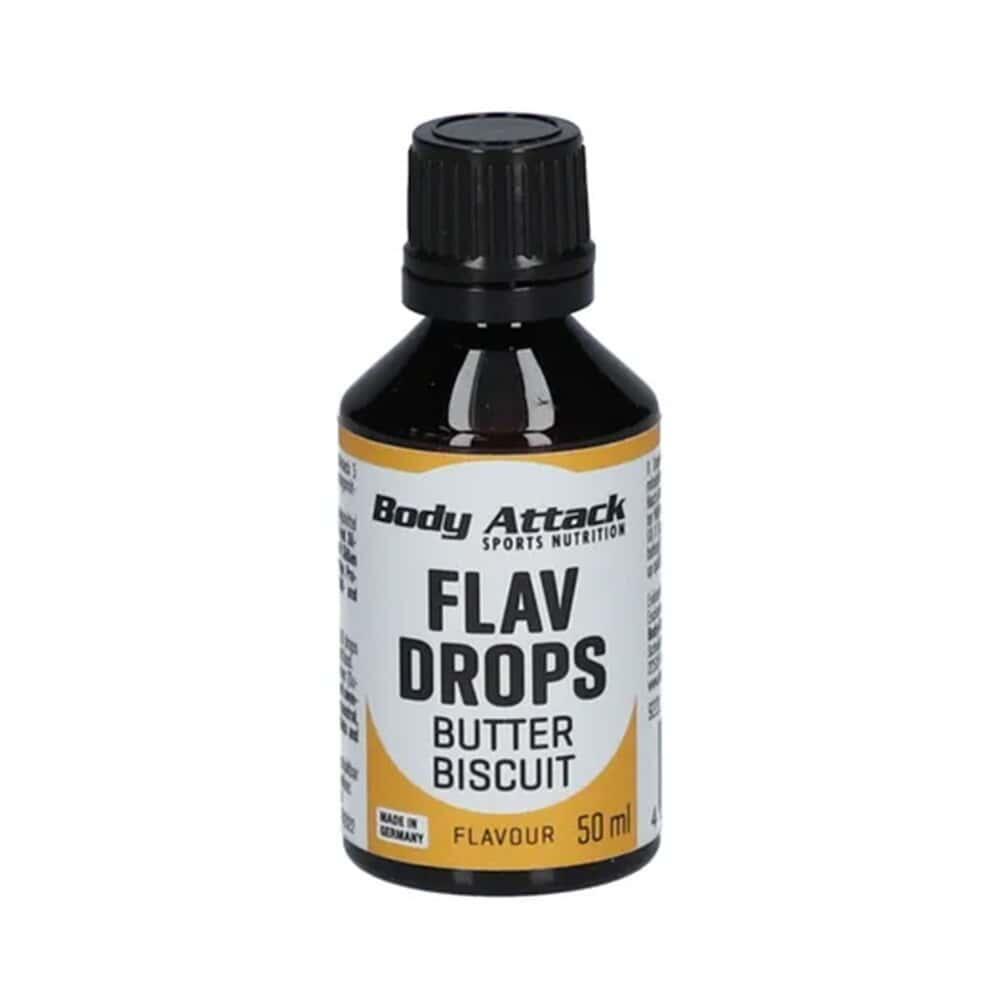 BODY ATTACK Aromi E Dolcificanti - Gocce Di Flav (50ml) - Biscotto