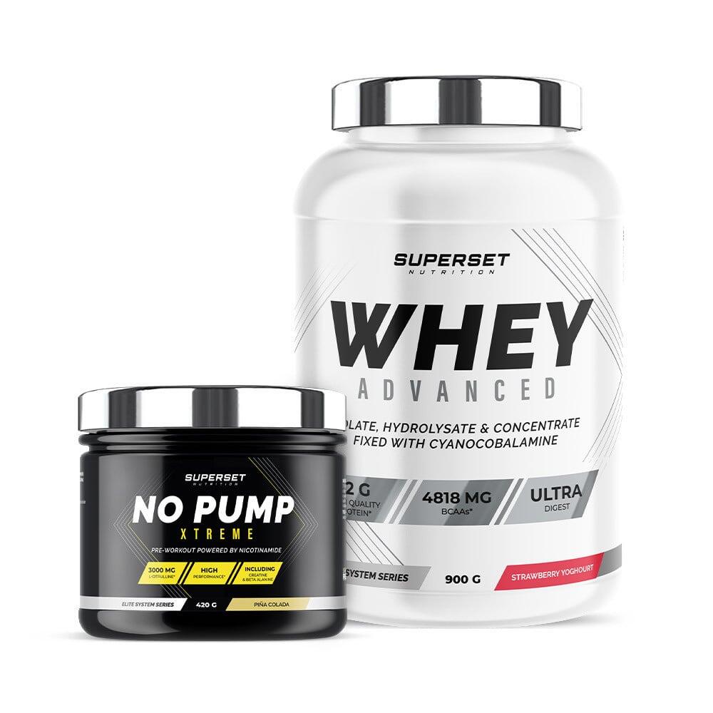Programme Fitness Energie - 100% Whey Proteine Advanced 900g - No Pump Xtreme 1/5