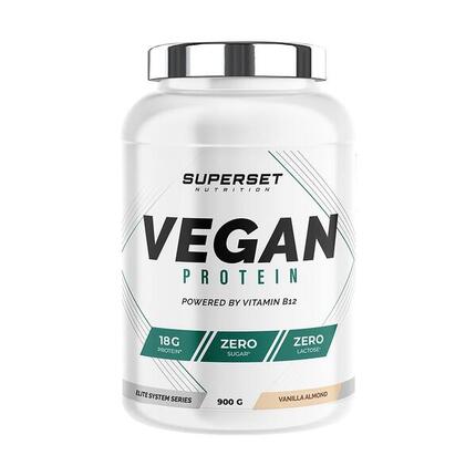 Proteínas Vegetales - 100% Vegan Protein (900g) - Almendra Y Vainilla