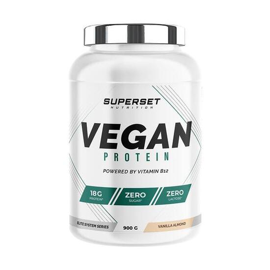 Proteínas Vegetales - Proteína 100% Vegana (900g) - Almendra Y Vainilla