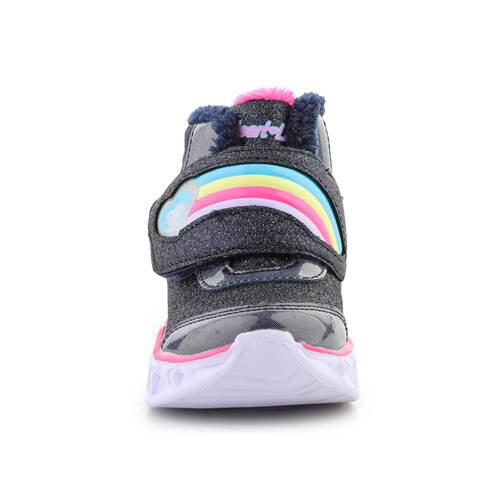 Buty do chodzenia niemowlęce Skechers Rainbow Nvy pnk