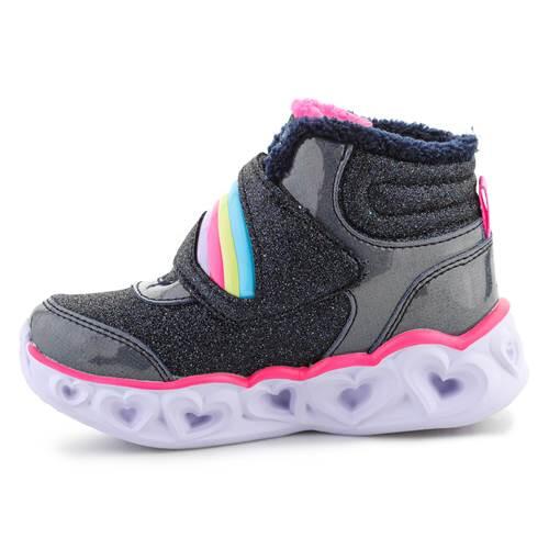 Chaussures universel bébés Skechers Rainbow Nvy pnk 3/5