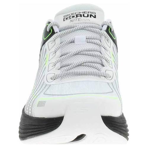Skechers MAX CUSHIONING Schuhe weiß Reflektor Slip-Ins 220936 2/7