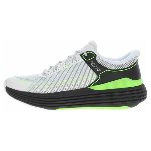 Skechers MAX CUSHIONING Schuhe weiß Reflektor Slip-Ins 220936 3/7