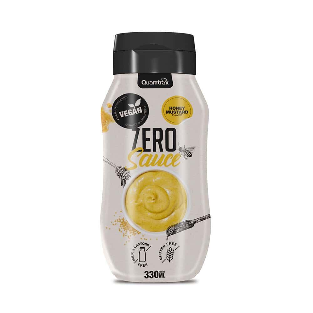 QUAMTRAX Nul Sauzen - Calorievrije Siroop (330ml) - Honing & Mosterd
