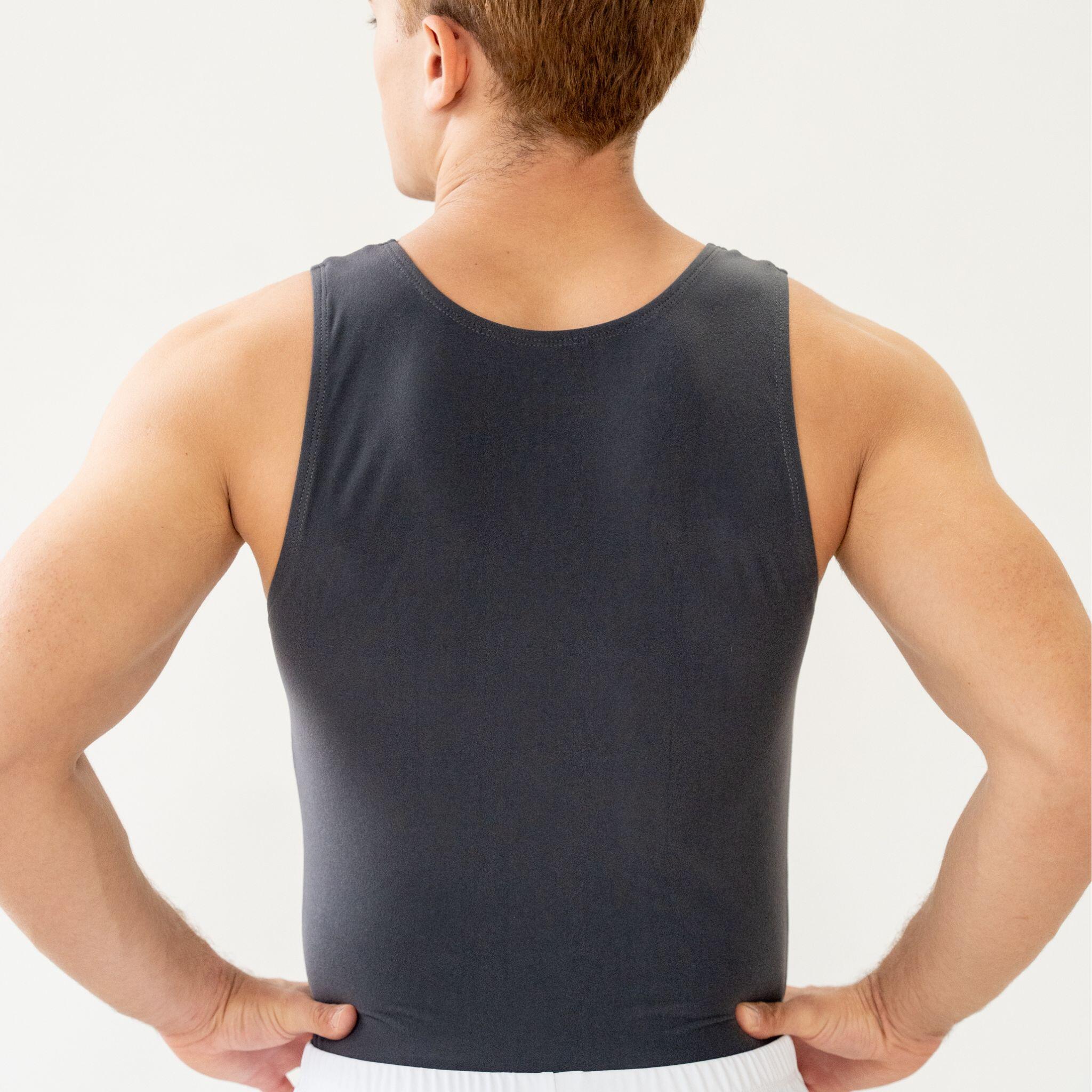 Body da Ginnastica Split Grigio Uomo 3/5