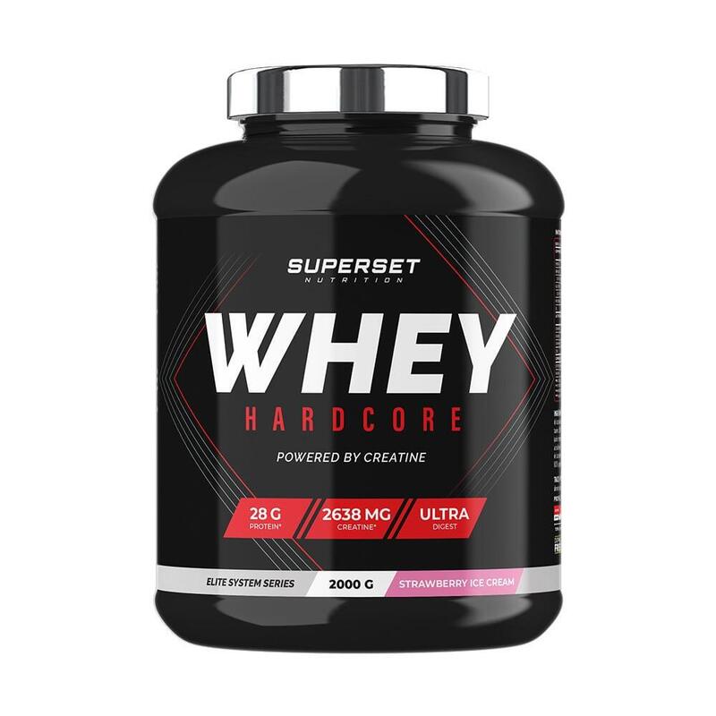 Whey Protéine | Whey Hardcore (2kg) | Strawberry Ice Cream