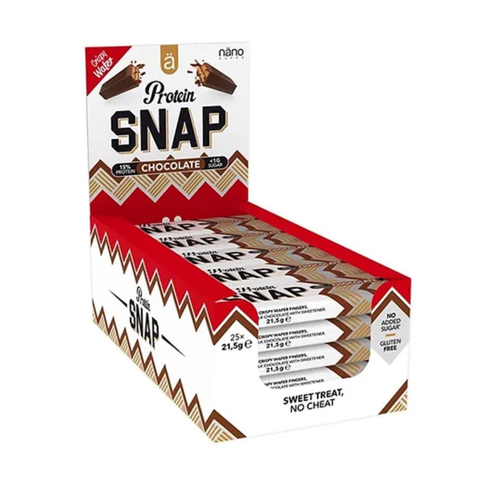 NANO SUPPS Eiwitrepen - Eiwitsnapblik (25x22g) - Chocolade