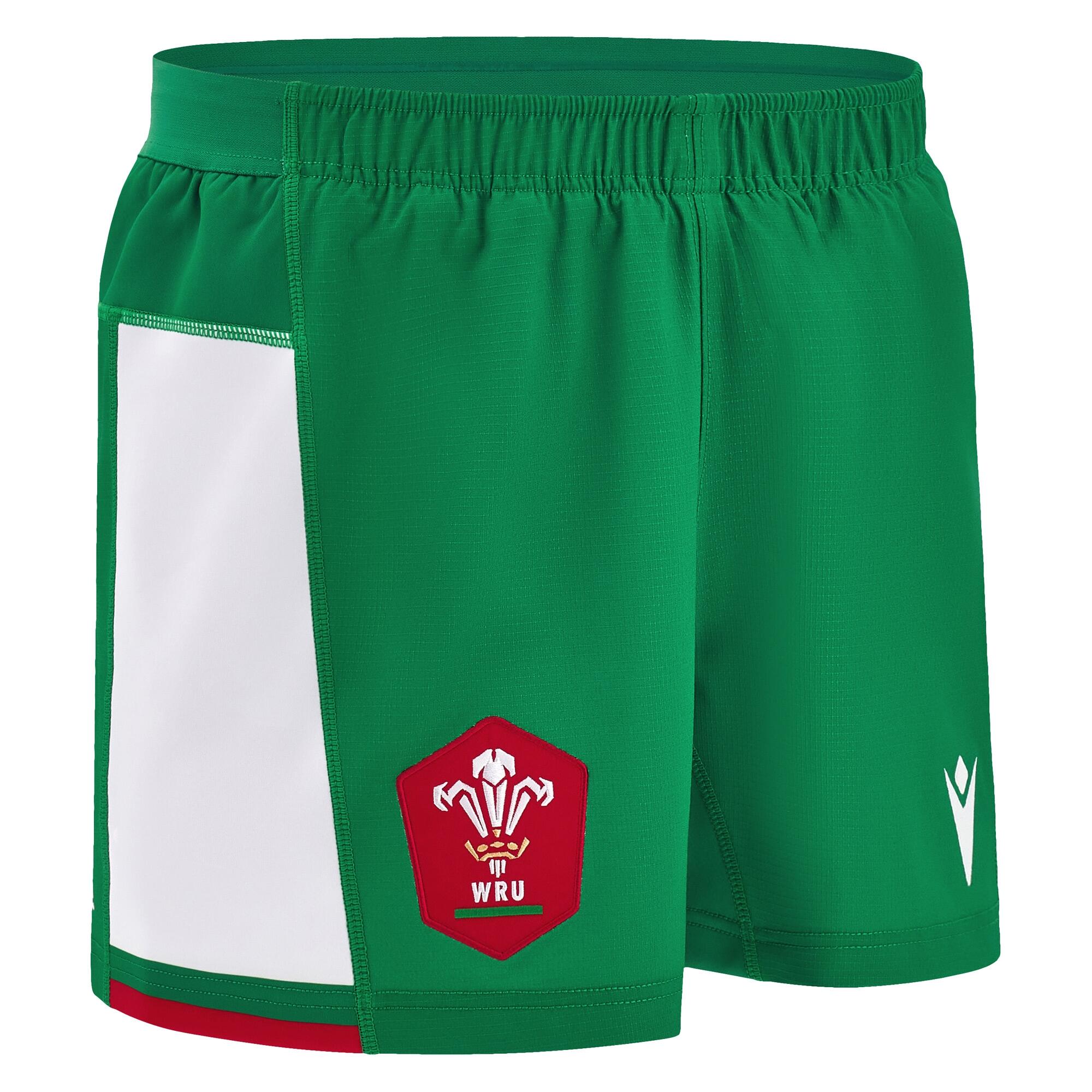 MACRON Wales WRU 2024/25 Adults Six Nations Away Rugby Shorts