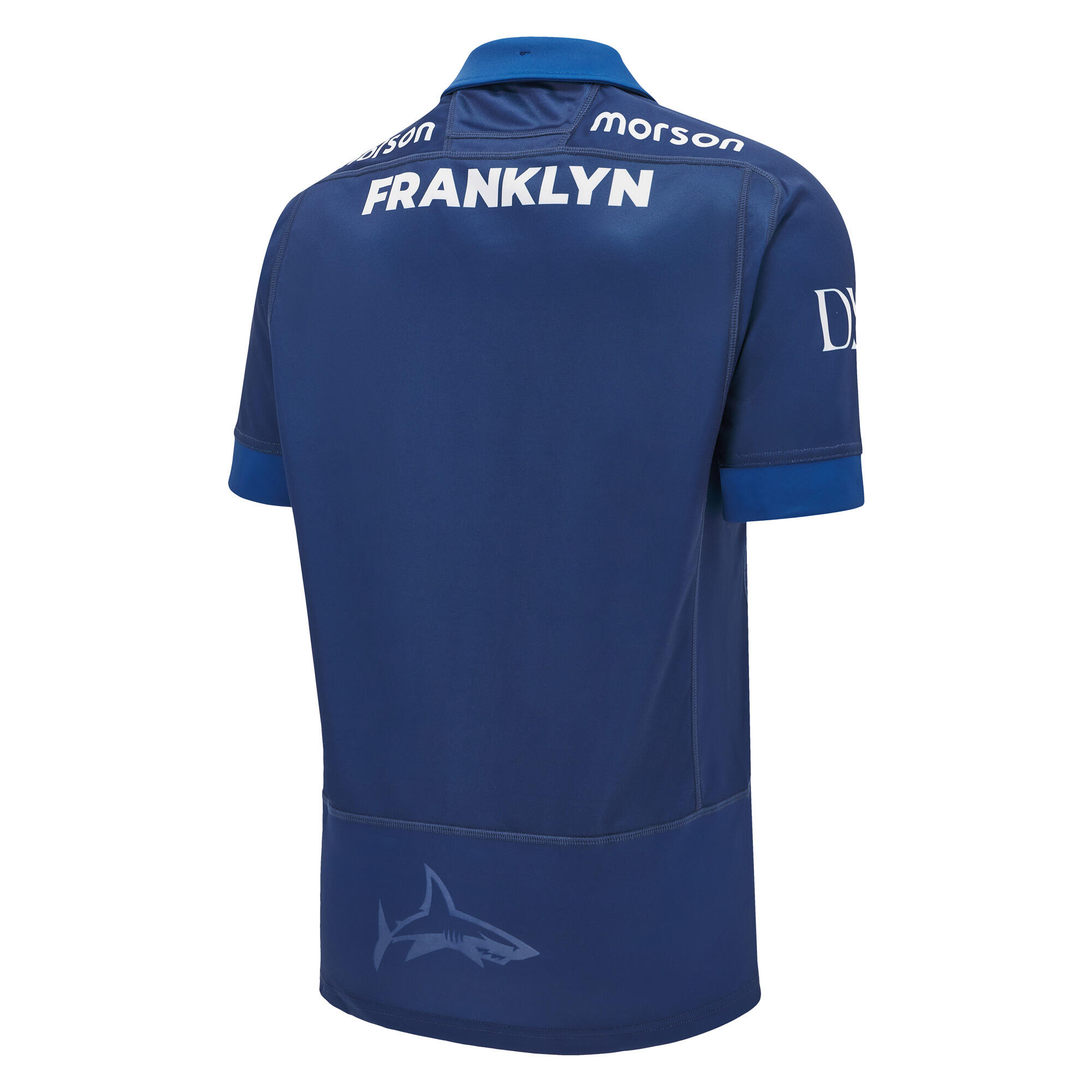 Sale Sharks M24/25 Home Poly Rugby Shirt Adults 2/5