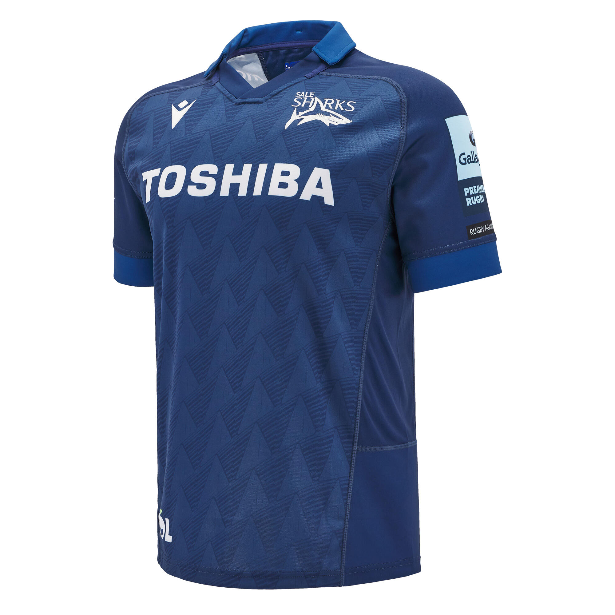 Sale Sharks M24/25 Home Poly Rugby Shirt Adults 1/5
