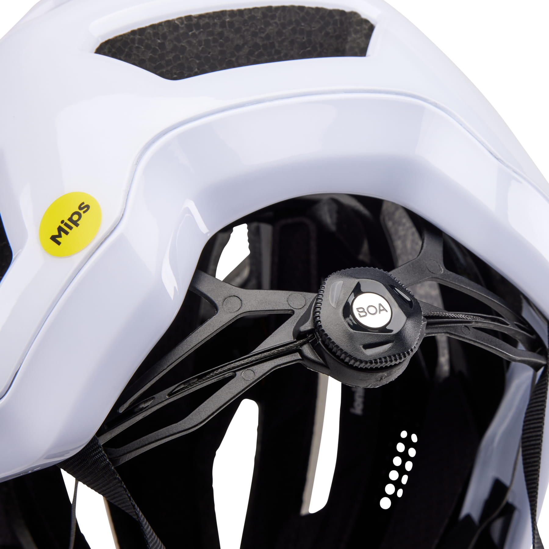 FOX Crossframe Pro Solids MTB-Helm White S 51-55 cm Mips 6/7