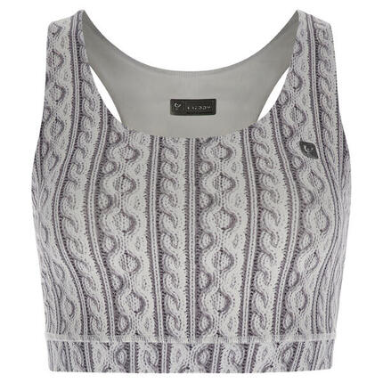 Soutien-gorge de sport avec imprimé photographique effet tricot