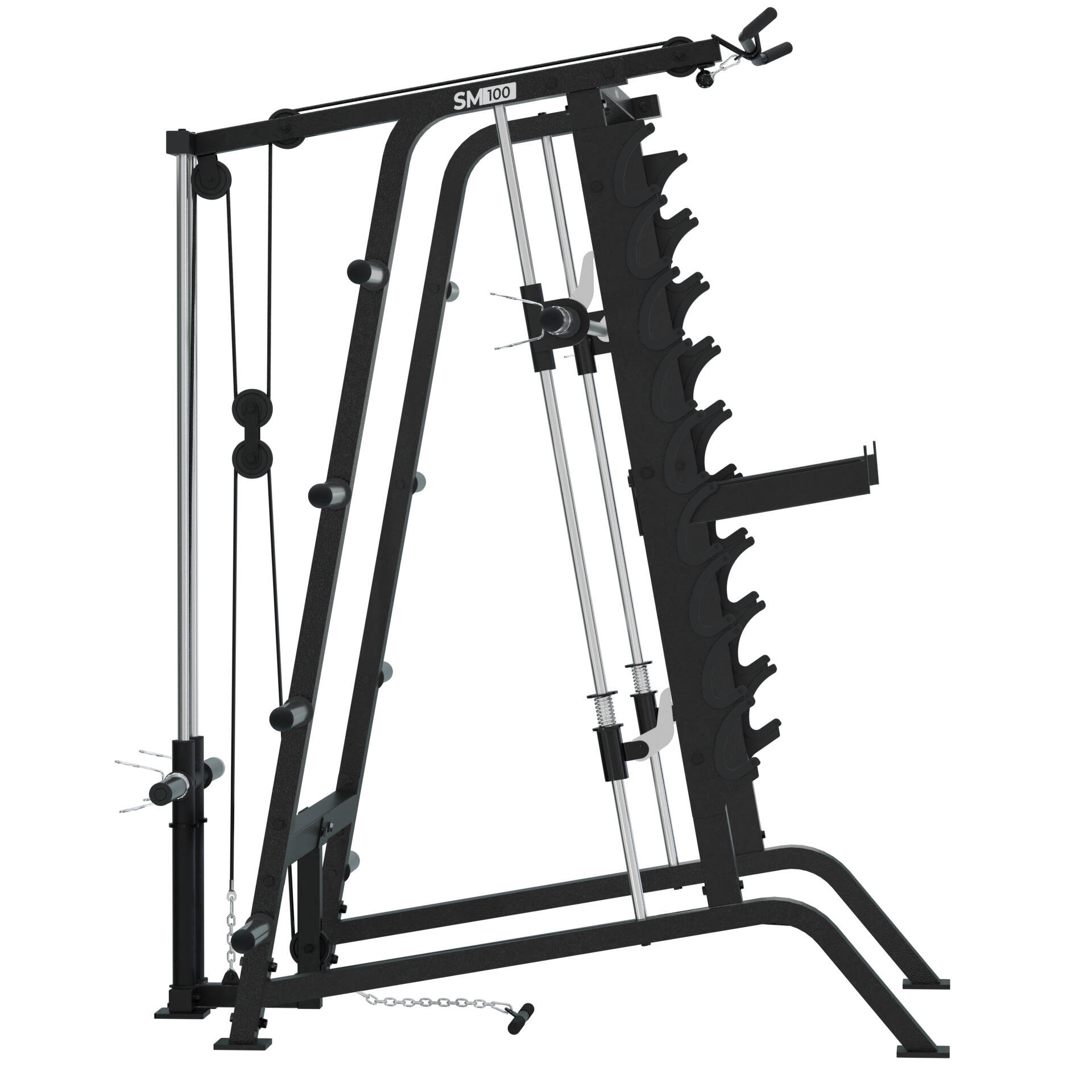 SM100 Smith Machine – Home Gym – inklusive Seilzugstation 3/7