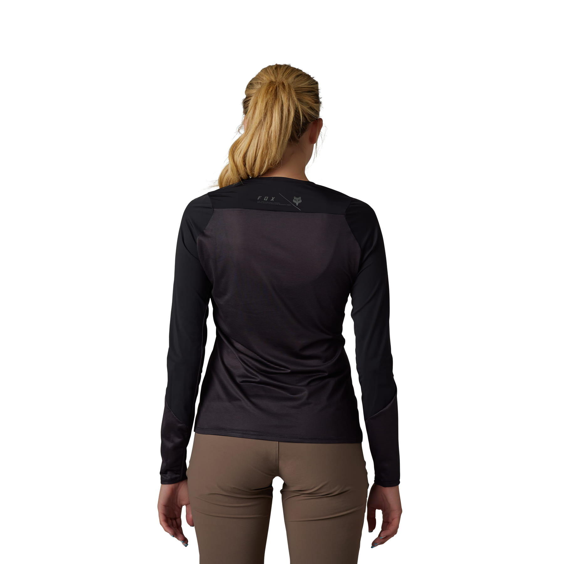 Women's Flexair Ascent Long Sleeve Jersey - Black 3/6