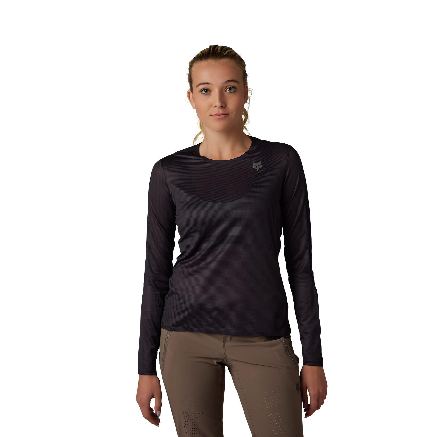 Women's Flexair Ascent Long Sleeve Jersey - Black 2/6