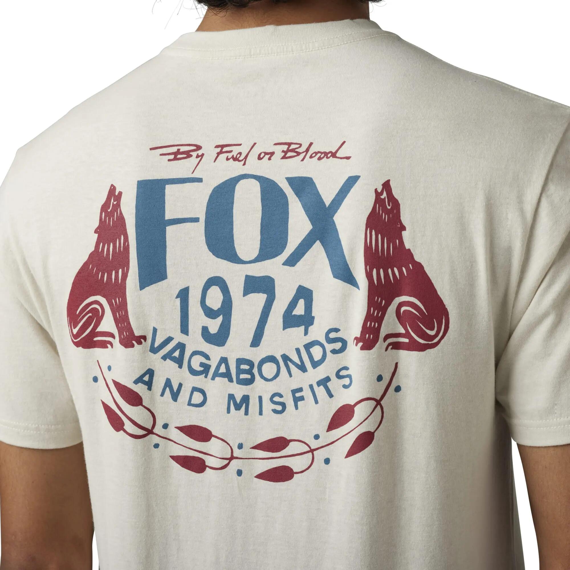 FOX Tees PREDOMINANT SS PREM TEE Vintage White Maat M 4/4
