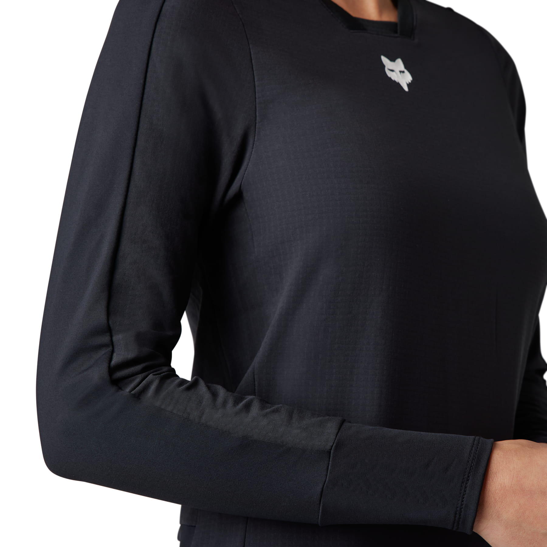 Women's Defend Thermal Jersey - Black 7/7