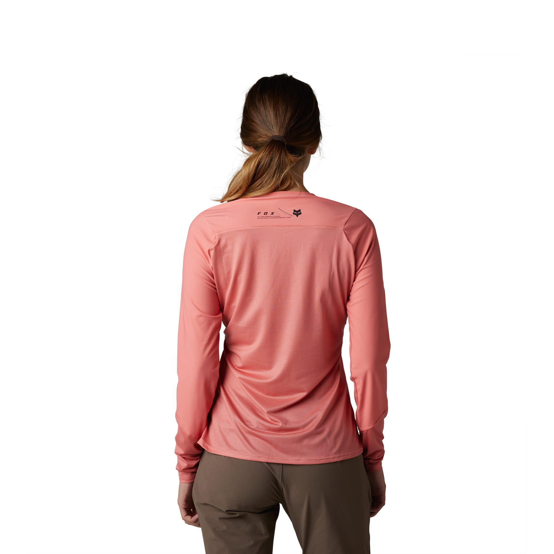 Women's Flexair Ascent Long Sleeve Jersey - Salmon 3/5