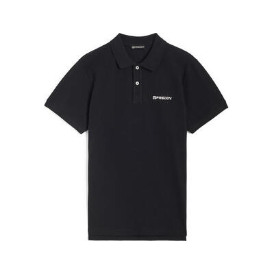 Polo manica corta da uomo design essenziale in cotone 100%