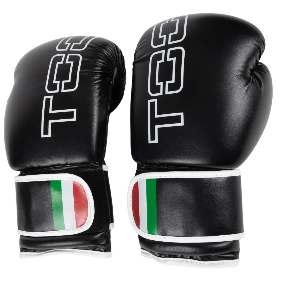 Gants de boxe Léopard - Simili cuir 3/4