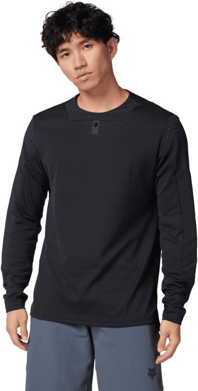 Defend Long Sleeve Jersey - Black 3/3