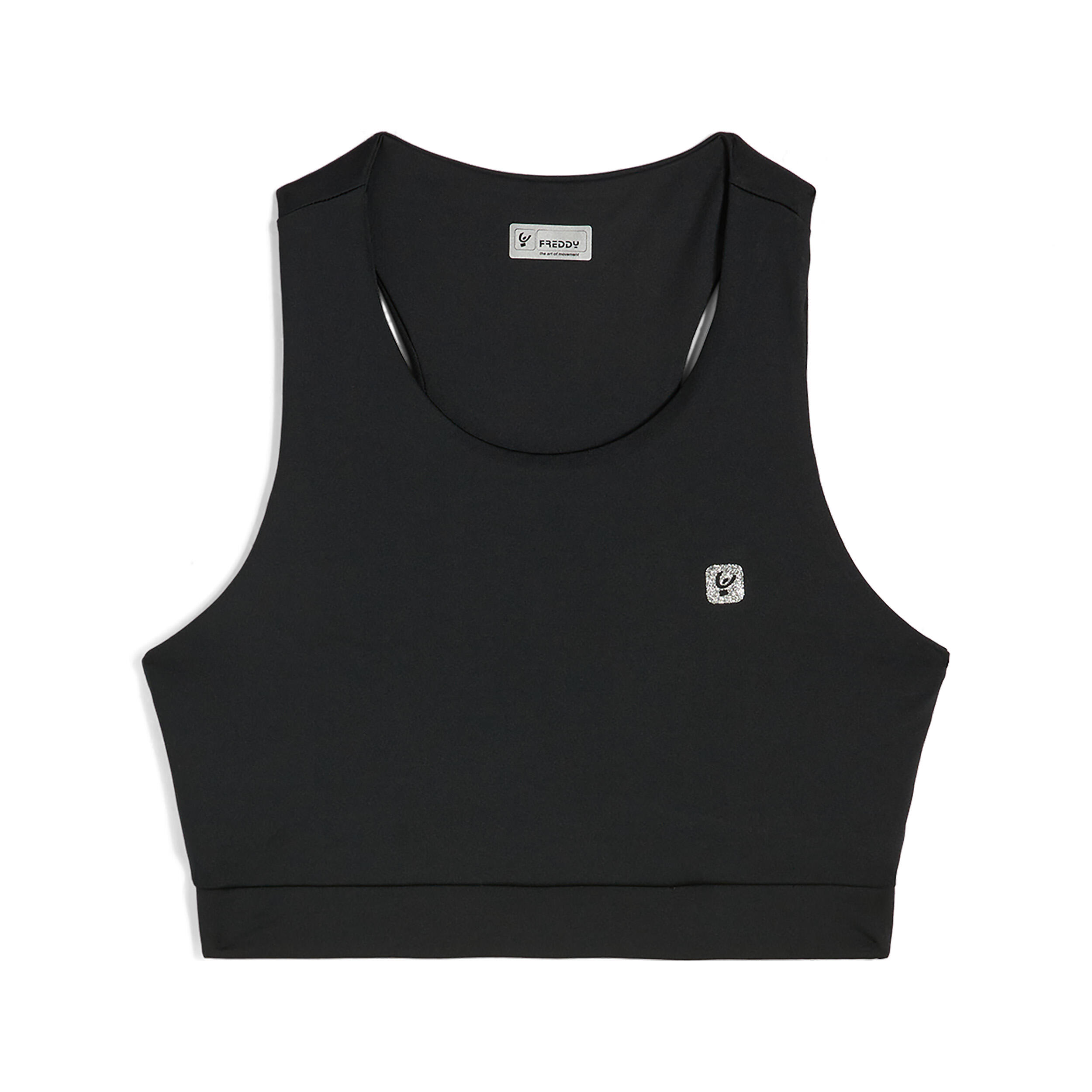 Reggiseno sportivo sostegno medio in tessuto tecnico 1/3