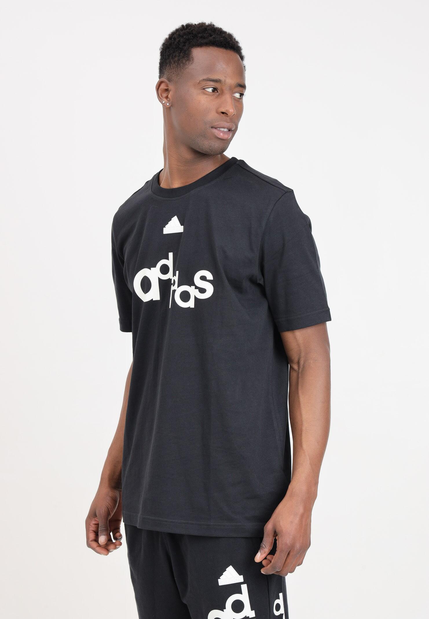 T-shirt uomo adidas graphic print - nero 2/3