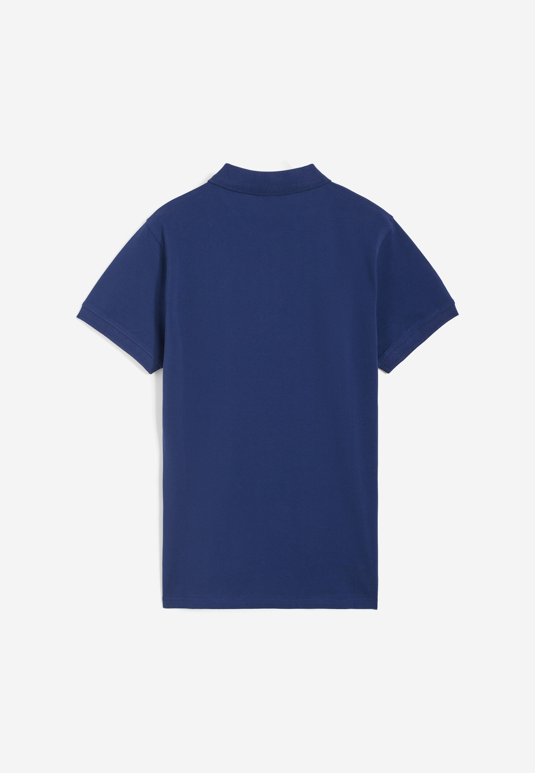 Polo manica corta da uomo design essenziale in cotone 100% 2/3