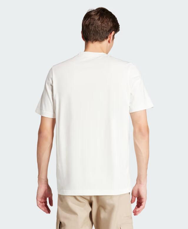 T-shirt uomo adidas graphic pint - bianco 3/3