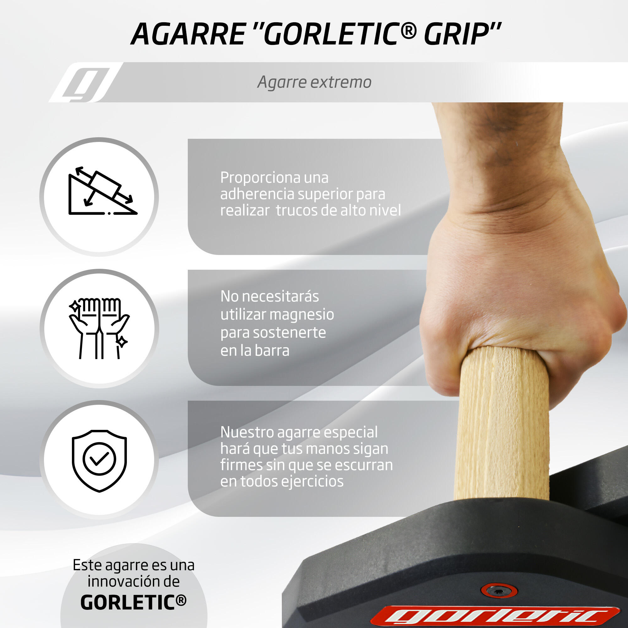 Paralelas LowFit Pro Calisthenics Gorletic (rojas) 3/7