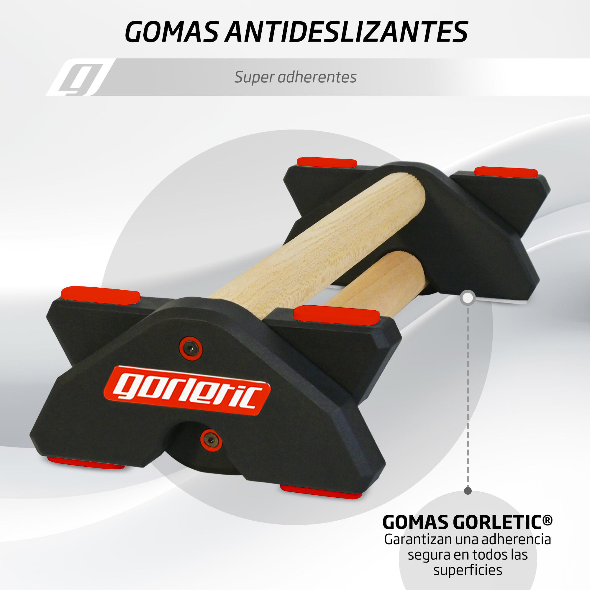 Paralelas LowFit Pro Calisthenics Gorletic (rojas) 4/7