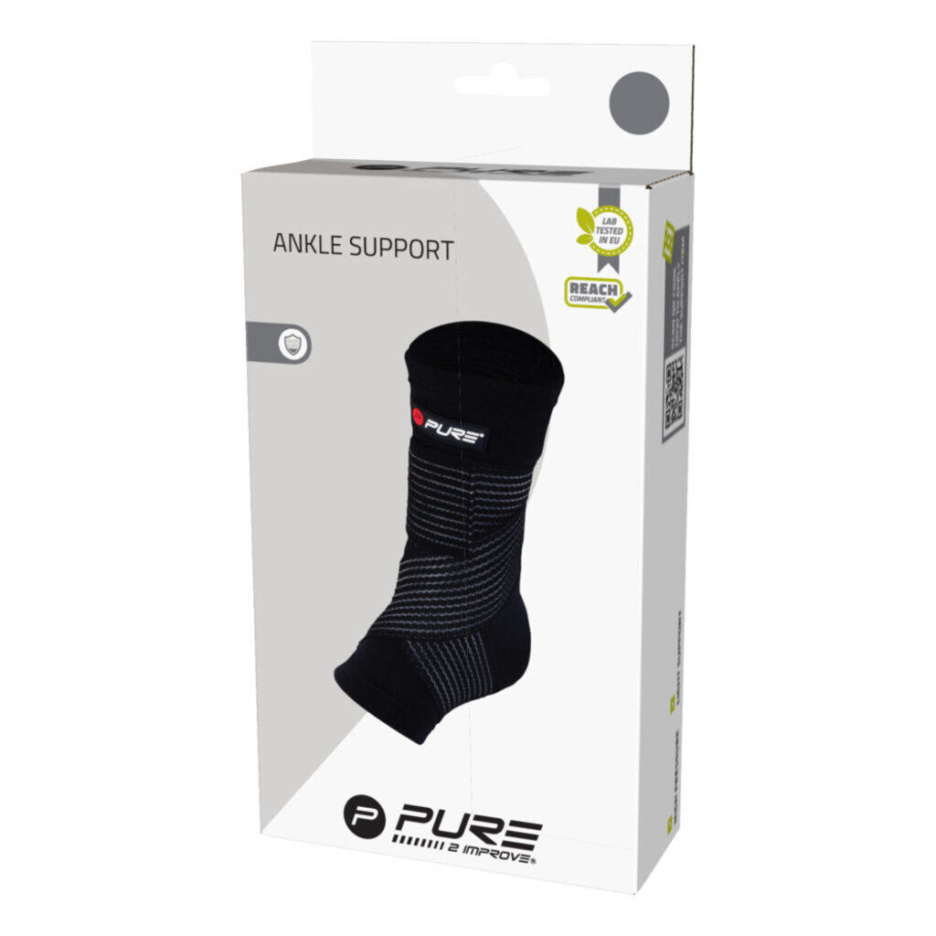 Cavigliera supporto a compressione con bande elastiche 4/7