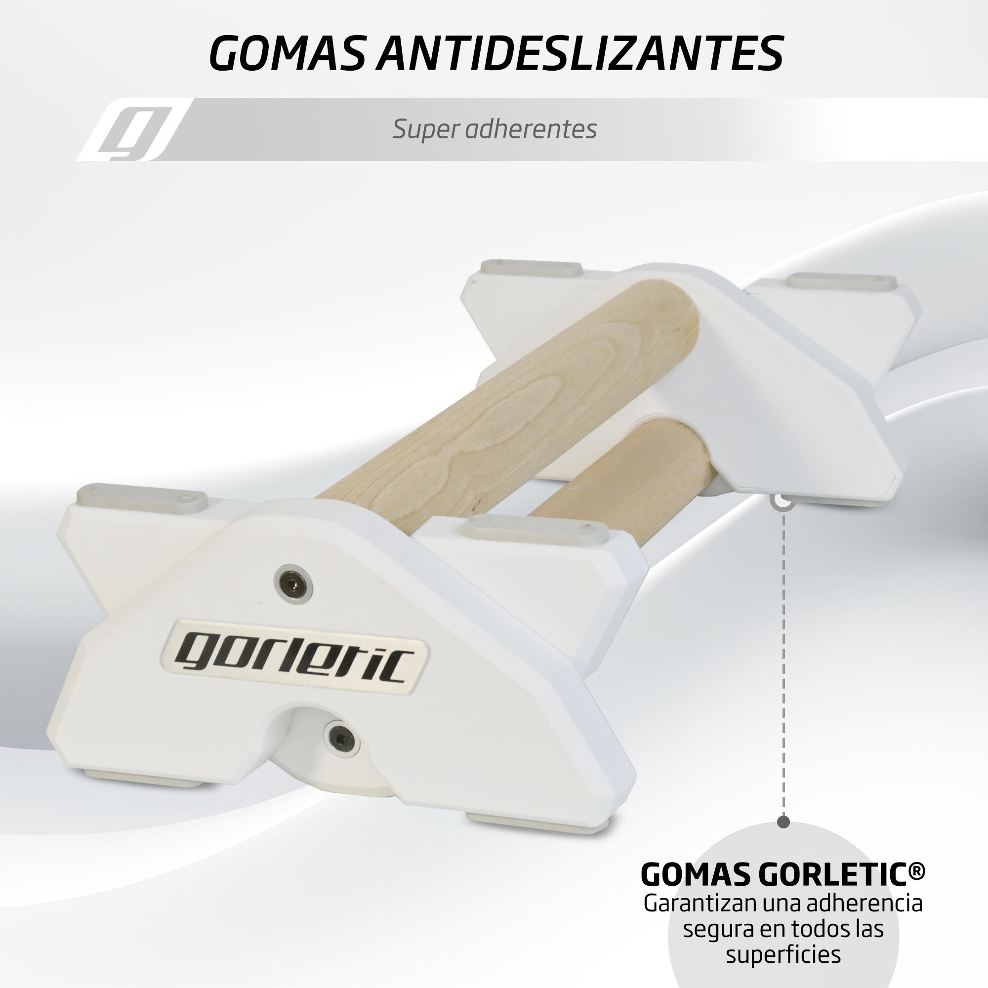 Paralelas LowFit Pro Calisthenics Gorletic (blancas) 4/7