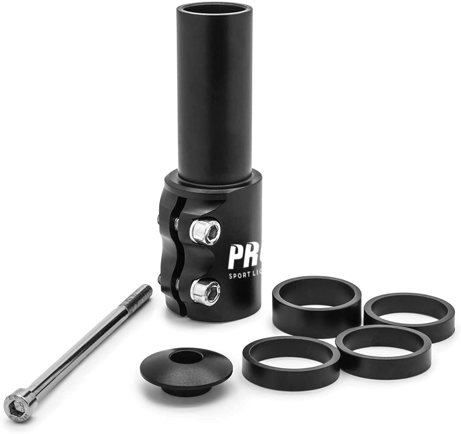 PRO SPORT LIGHTS Hoogte Adapter - Stuurpenverlenger - 1-1/8 28.6mm - Head up Extender fiets