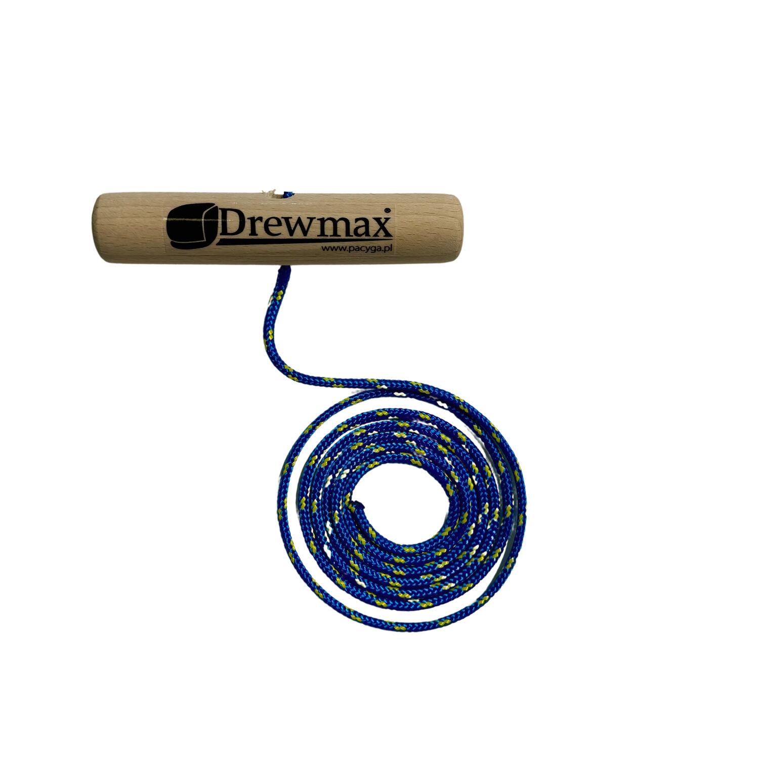 Sznurek do ciągnięcia sanek z uchwytem drewnianym Drewmax AD300 1,5m 6/7