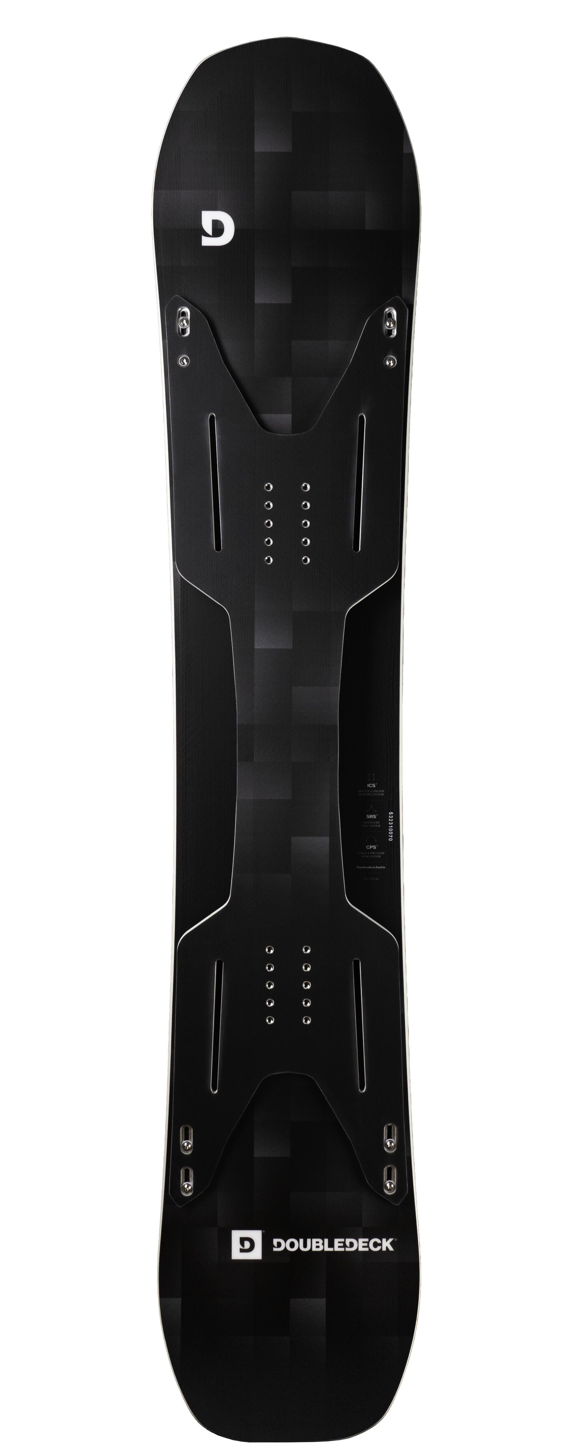 DOUBLEDECK スノーボード ブラック DOUBLEDECK スノーボード ブラック DD_K1_black_in_white_final_mv0