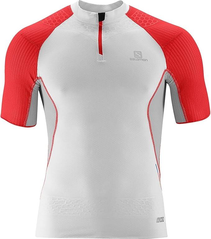 Tussen Particulieren - salomon slab exo compressie tshirt wit L 3/3