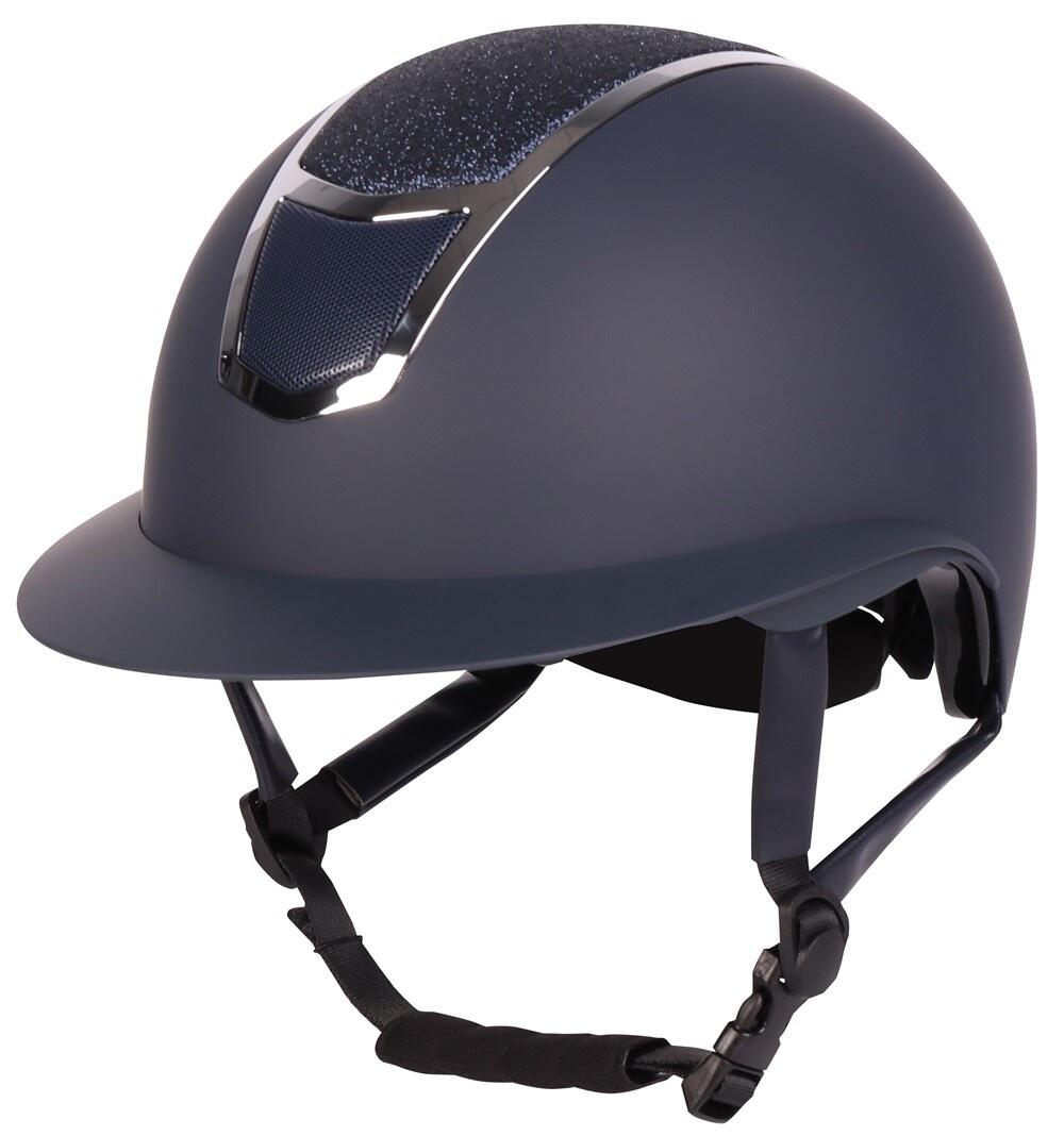 Harry's Horse Paardrijcap Mont Blanc Sparkle - Navy / Zilver 2/6