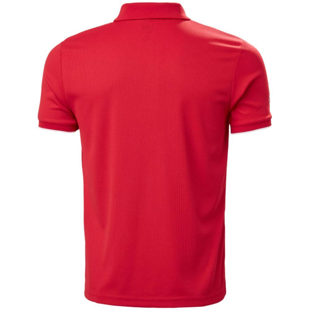 Polo de manga corta para hombre Helly hansen en color rojo 2/2