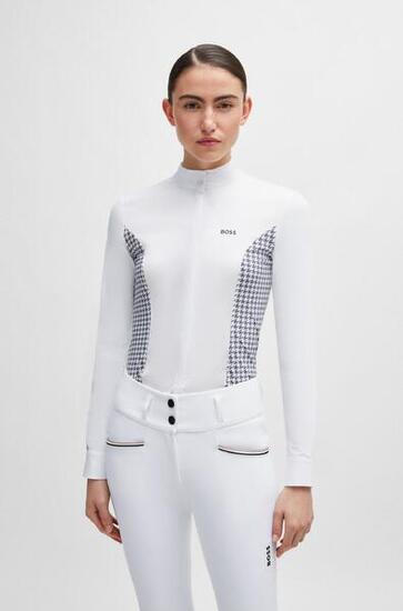 Camicia da equitazione da concorso donna Boss Equestrian Emma