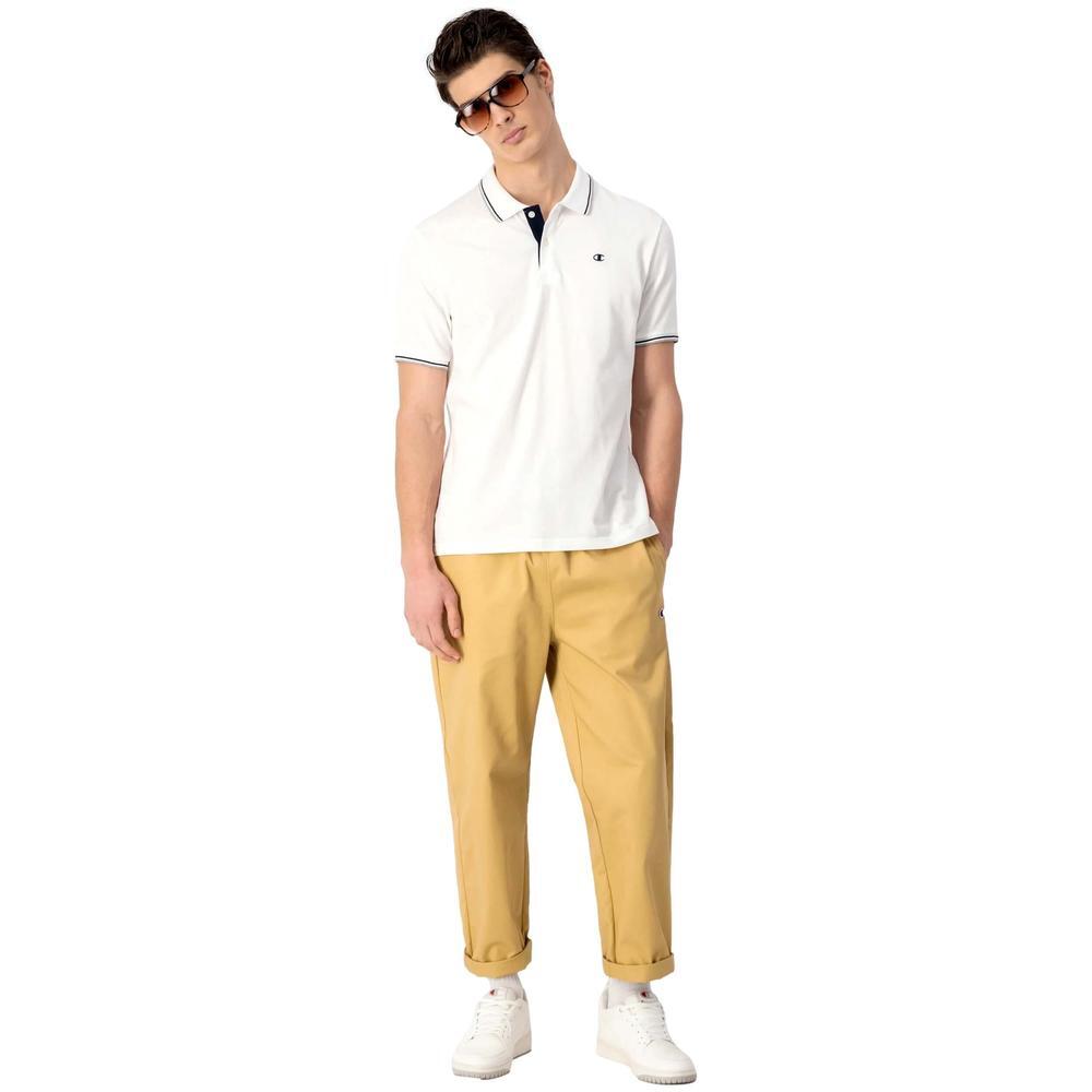 Polo de manga corta para hombre Champion en color blanco 2/4