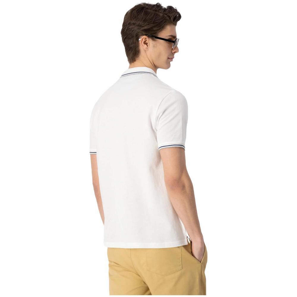 Polo de manga corta para hombre Champion en color blanco 3/4